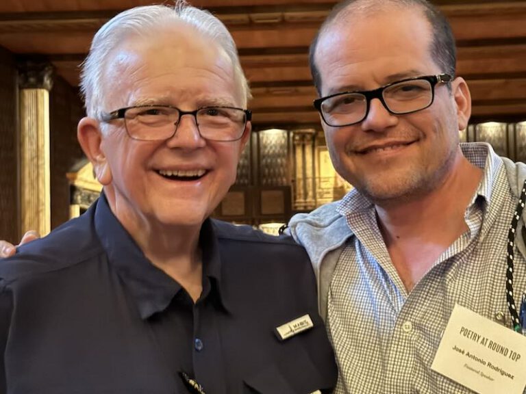Terry poses beside José Antonio Rodríguez.