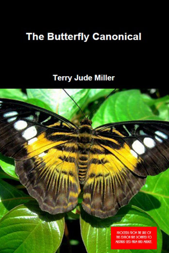 Cover of The Butterfly Canonical, a book of poetry by Terry Jude Miller.