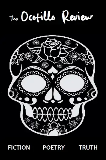 Cover of the summer 2018 issue of The Ocotillo Review, a poetry journal.